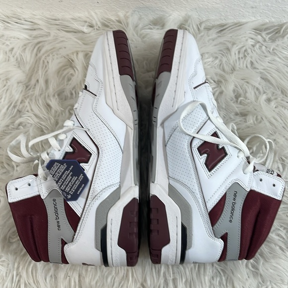 NEW BALANCE BB650RCH High Top Sneakers Men's US 13 White Basketball Shoes NEW - Picture 9 of 16